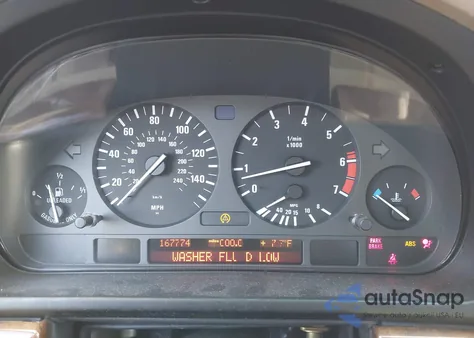 1998 BMW 540I z USA, uszkodzony, nr VIN WBADE532XWBV93115